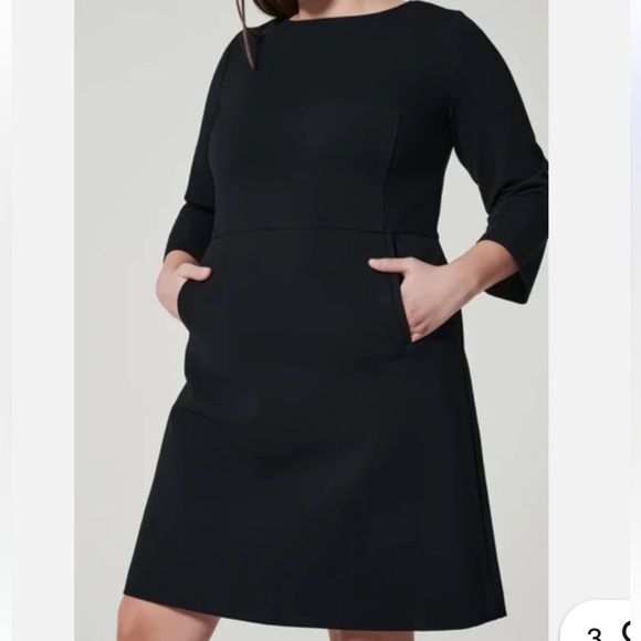 SPANX PERFECT SHIFT CLASSIC BLACK DRESS NWT - Picture 3 of 13
